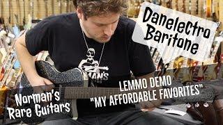 LEMMO DEMO: Danelectro Baritone Black Sparkle | Norman's Rare Guitars