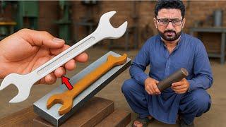 We Turned Rusty Scrap Iron Into a Heavy-Duty Wrench - It Works Better Than You Think!