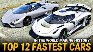 Top 10 FASTEST Cars In The World Making HISTORY!