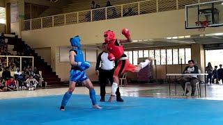LA TRINIDAD's Nathaniel Sanggiao(Blue) Vs BUGUIAS' Joniel Arino(Red)