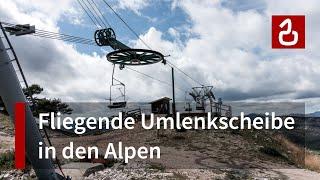 Sesselbahn mit fliegender Umlenkscheibe - La Moulière (L'Audibergue)