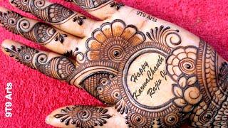 Very stylish & beautiful mehndi design | Arabic mehndi design | simple mehndi | mehandi #karwachauth