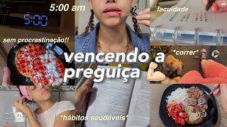 VENCENDO A PREGUIÇA | 24hrs sem procrastinar!