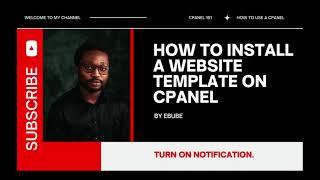 How to Install a Website Template on cPanel | WordPress Setup Guide for Beginners