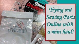 Trying Sewing Parts Online for the first time