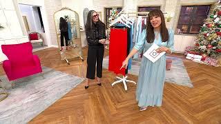 by Stacy London Ponte Wide Leg Cropped Pant on QVC