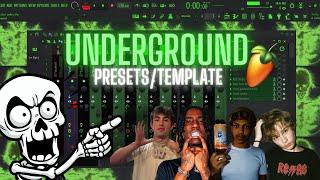 I MADE THE BEST FL STUDIO PRESETS / TEMPLATE FOR UNDERGROUND MUSIC! (2024)