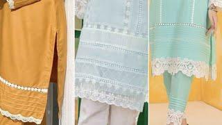 joint lace dresses for summer||joint lace shirts designs