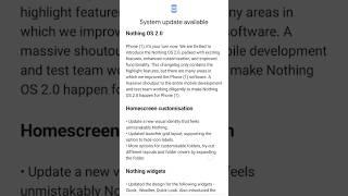 Nothing Phone 1 OS 2.0.2 Update RELEASED