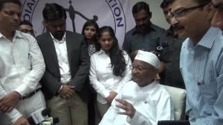 Anna Hazare on Corruption in Court NEWS FOOTAGE edited with VO
