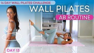 The 10 BEST Wall Pilates AB Exercises! Sculpt + Strengthen Abs | Wall Pilates Summer Challenge