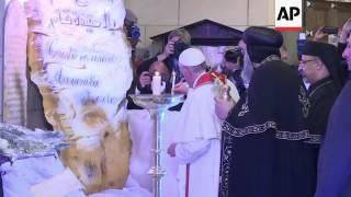 Pope with Egypt Orthodox Christian leader