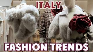 ITALY | FALL WINTER FASHION TRENDS TO UPDATE YOUR STYLE NOW! 2024