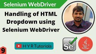 Handling of HTML Dropdown Using Selenium WebDriver