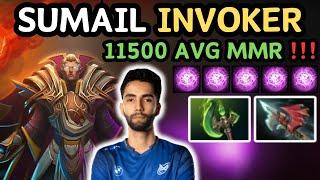  INVOKER Hitter Build Midlane By SUMAIL 7.37d  Invoker Gameplay From SUMAIL - Dota 2