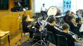 Paddington School Jr. band, 1st performance, Percussion