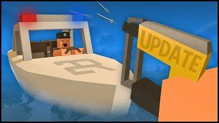 Unturned 3.14.4 Update - NAILGUN, POLICE BOAT & BASE CLAIM!