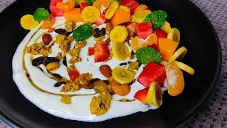 Delicious Fruit Salad | Homemade Yoghurt | Feed & Teach