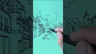 Timelapse Sketch 612 #sketch #art #drawing #viral #architecture #trending