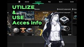 PLEASE UTILIZE & USE Access Info in The First Descendant