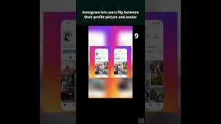 Instagram lets users flip between their profile picture and avatar