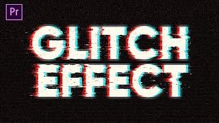 HOW TO CREATE GLITCH TEXT EFFECTS IN PREMIERE PRO - EASIEST WAY