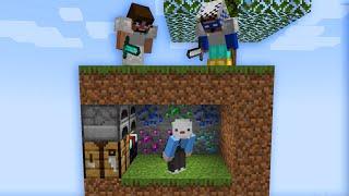 Minecraft MANHUNT ama Sadece Bir CHUNK'TA...