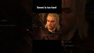 He doesn't even want to hear the name #thewitcher3 #gaming #funny #cdprojektred #gwent #thewitcher