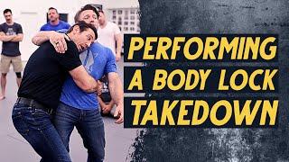 How to Perform Body Lock Takedown | Sheepdog Response