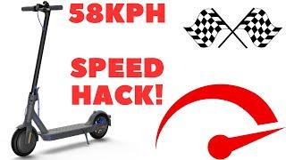 CRAZY! Hack Xiaomi mi 3 Scooter 58 KPH!!