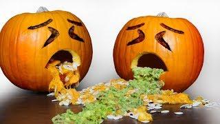 How to Carve a Spewing Pumpkin - Halloween Ideas