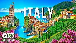 Italy 8K UHD - Historic Beauty and Stunning Landscapes with Soothing Music - 8K Video Ultra HD