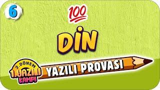 6. Sınıf Din 2.Dönem 1.Yazılıya Hazırlık | 2022 