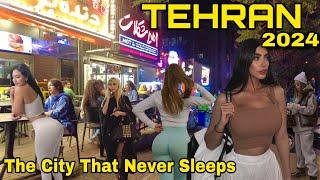 NightLife Of Tehran City And Girls And Boys After Midnight  NIGHTWALK IN TEHRAN ایران