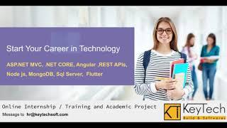 Online Software training / Internship on latest technologies .NET core, angular 9, Node Js