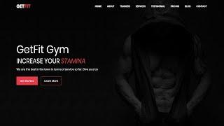 GetFit Gym - Responsive Fitness Club HTML Template | Bootstrap Templates