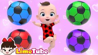 Color Balls Finger Family +more Nursery Rhymes & Kids Songs | Kindergarten | LimeAndToys