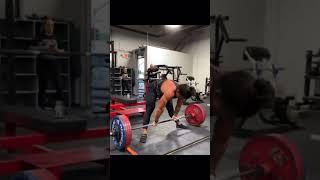 Girl Pees During Deadlift