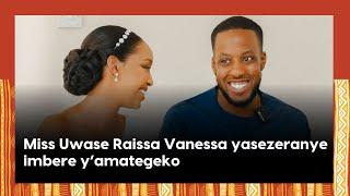 Miss Uwase Raissa Vanessa yasezeranye imbere y'amategeko n'umusore bitegura kurushinga