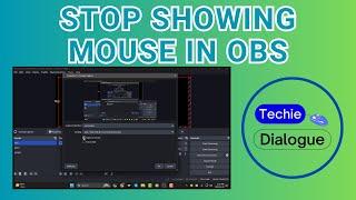 How to Stop Showing Mouse in OBS