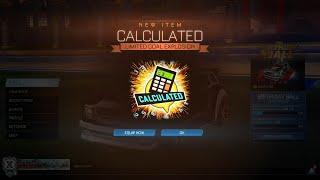 Как получить *БЕСПЛАТНЫЙ* НОВЫЙ ГОЛ CALCULATED в РОКЕТ ЛИГЕ! - ROCKET LEAGUE