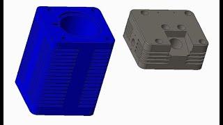 Cylinder Assembly Components Design in Creo (Cylinder, Cylinder Head).