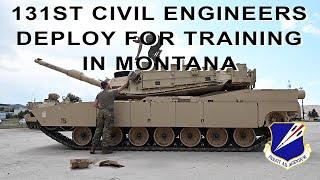 131st Civil Engineers deploy for training in Montana