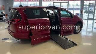How to operate and secure a wheelchair in a wheelchair van rental from Superior Van & Mobility.