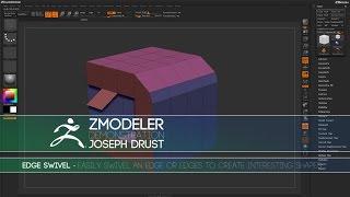 ZBrush ZModeler Edge Actions - Edge Swivel