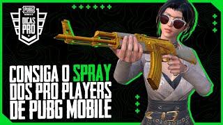 DICAS PRO: Consiga o spray dos Pro Players de PUBG MOBILE!