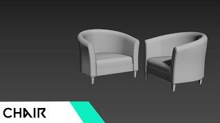 Modeling Chair 3ds max part - 1