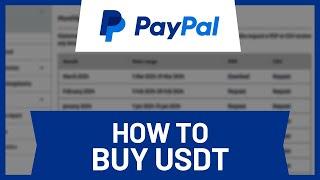 How Can I Buy USDT With PayPal