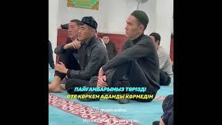 Пайғамбарымыз тәрізді өте көркем адамды көрмедім !