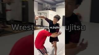 whos winning wrestlers vs jiujitsu?? Follow for more #mma #wrestling